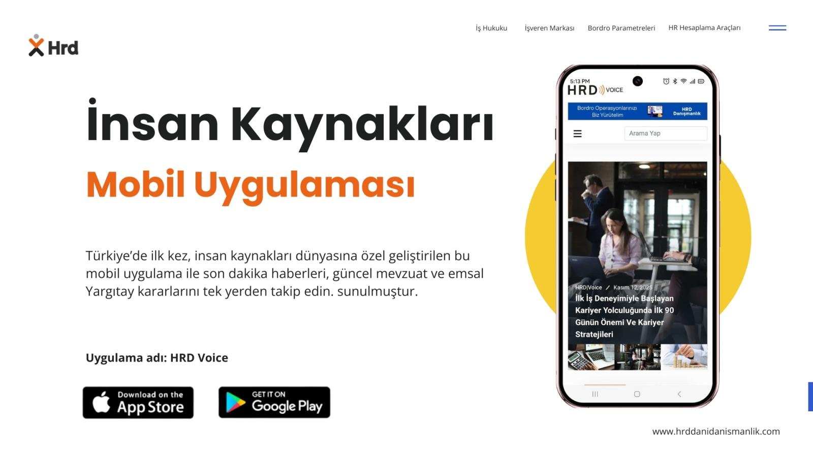 HRD Voice Mobil Uygulaması | İK Profesyonelleri için Türkiye’nin İlk Ücretsiz Mobil Platformu